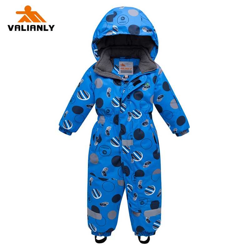 2020 Kids Boys Jumpsuit Winter Ski Suit Children Snowsuit One-piece Warm Hooded Waterproof Windproof Clothes Outdoor |