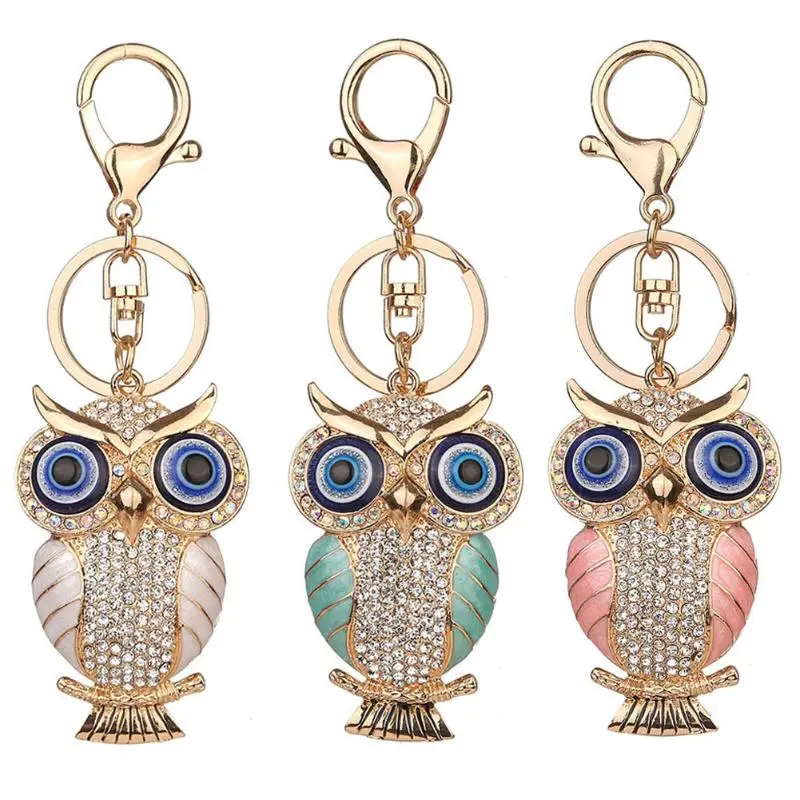 Женский брелок с подвеской в виде милых животных Совы Дамский автомобильный