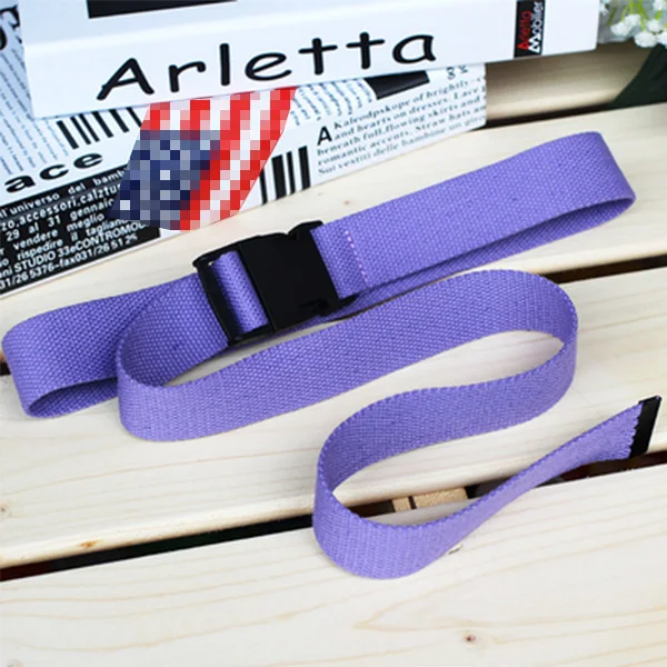 purple plastic Женские, мужские, унисекс, холщовые ремни, повседневные, женские, с пластиковой пряжкой, тактические, поясные ремни, Harajuku, одноцветные, длинные, черные, джинсы, пояс - Цвет: purple plastic