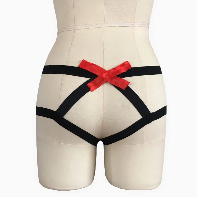 Женские Трусы стринги с бантом цвет в ассортименте M L XL XXL размера плюс 3XL|Трусики|