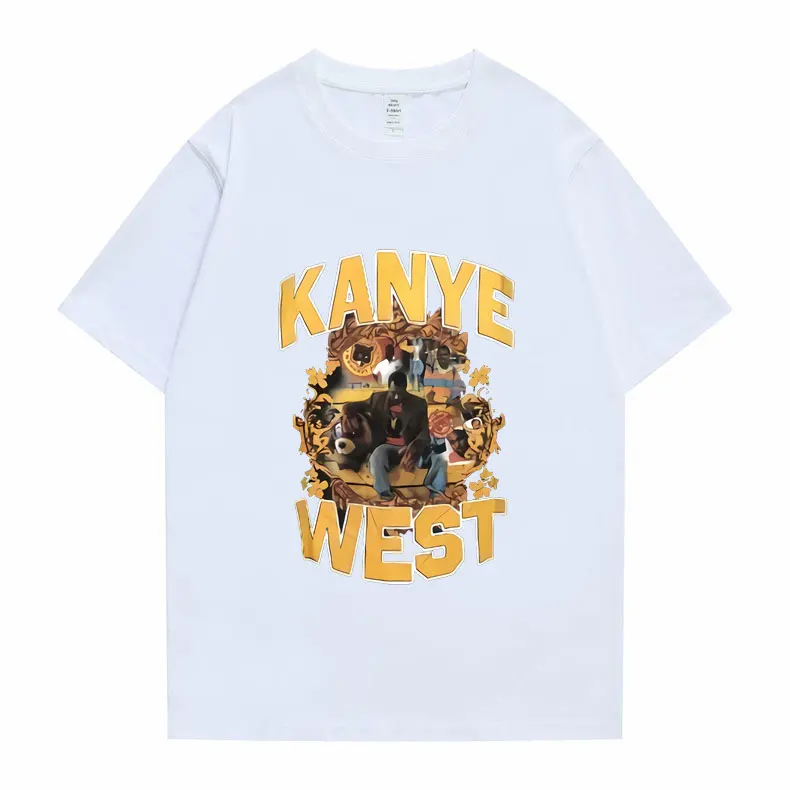 

Kanye West T-Shirt College Dropout Music Album Tshirt Men Oversized Eu Size T Shirts Man Fashion Hip Hop Tee Shirt Tops