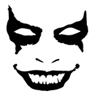 Светоотражающая Автомобильная наклейка с лицом клоуна Джокера, модные автомобильные персонализированные декоративные наклейки, съемные автомобильные аксессуары