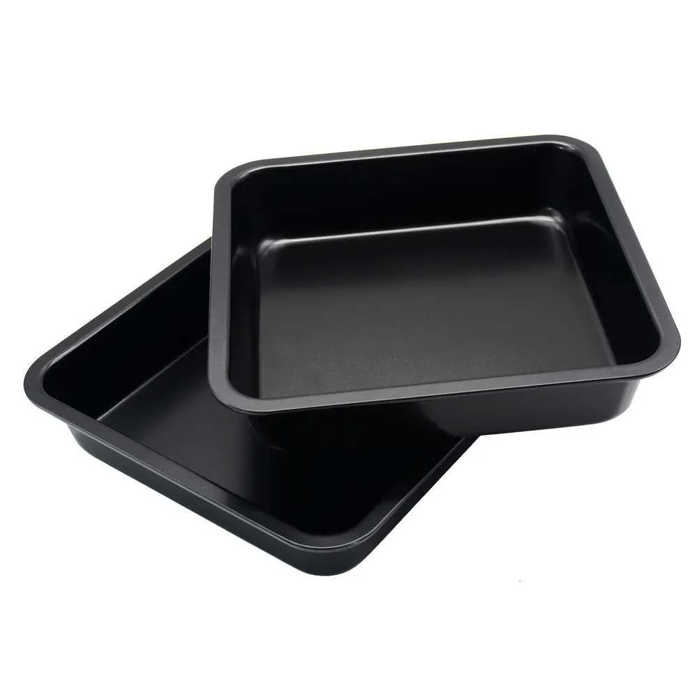 Mini Square Cake Pan Carbon Steel Baking Anti-Stick Bread Cookie Making Dishes Moldes Para Hornear Oven Metal |