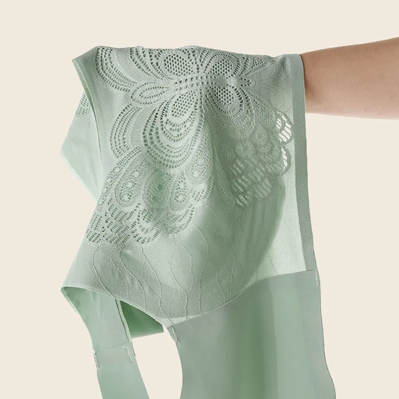 M ~ 7XL дышащие мягкие с низким вырезом на спине для Ice Silk бюстгальтер эффектом пуш