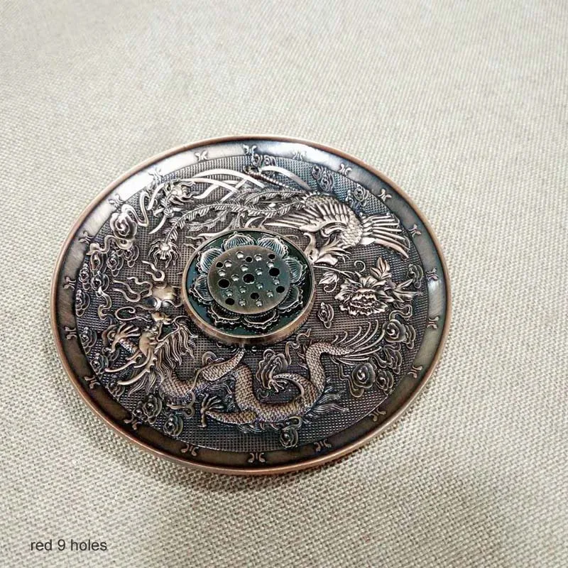 Домашний декор из красной бронзы Lotus 12 китайские палочки для благовоний 9