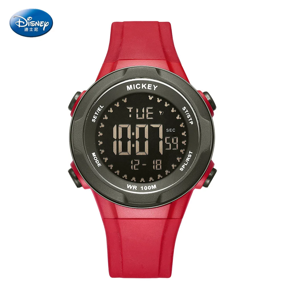 

Disney children watch boy waterproof digital watch student noctilucent kids watches boys Complete Calendar 10Bar Buckle Plastic