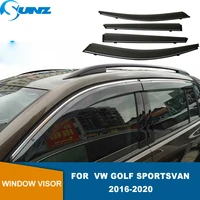 side window deflectors for vw golf sportsvan 2016 2017 2018 2019 2020 sun rain deflector window visor weather shields sunz