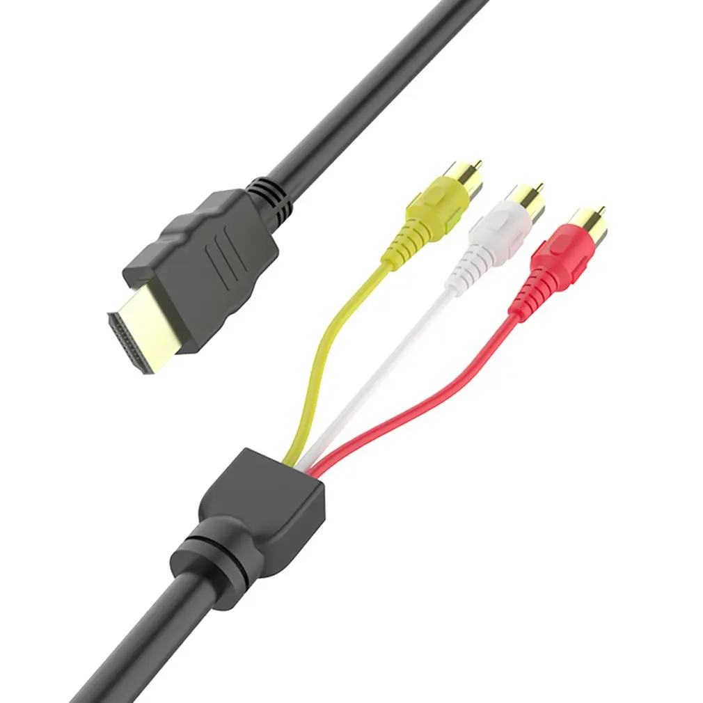 

1080P HDMI-compatible S-video to 3 Rca Av Audio Cable with Scart to 3rca Phono Adapter for Projector/dvd/tv Audio Connector