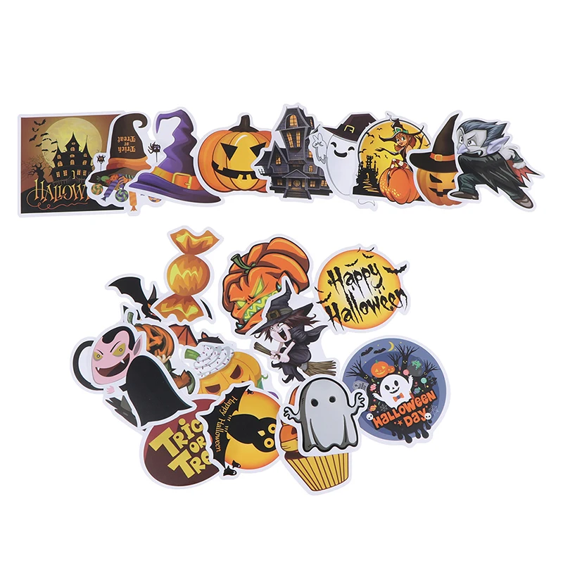 

25PCS Happy Halloween Christmas Scrapbook Stationery Stickers Toys Planner Calendar Agenda School Art Craft Supplies