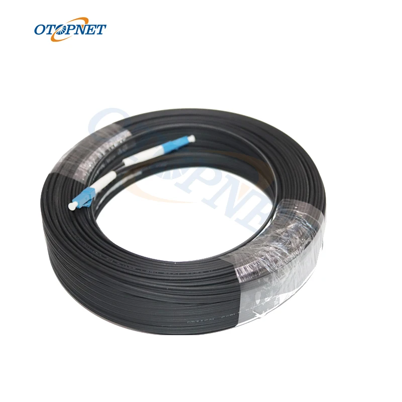 

LC UPC коннектор Открытый LSZH волоконно-оптический кабель 1-жильный FTTH одномодовый кабель