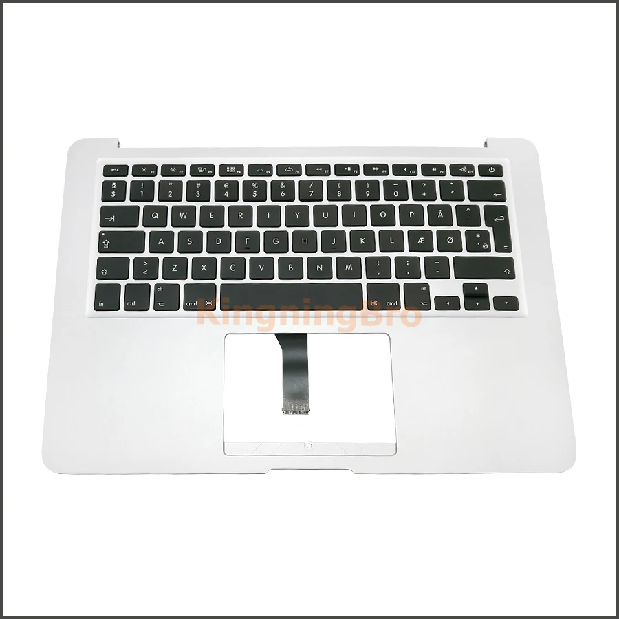 Оригинальная клавиатура A1466 с датской подсветкой и чехлом для Macbook Air 13 дюймов