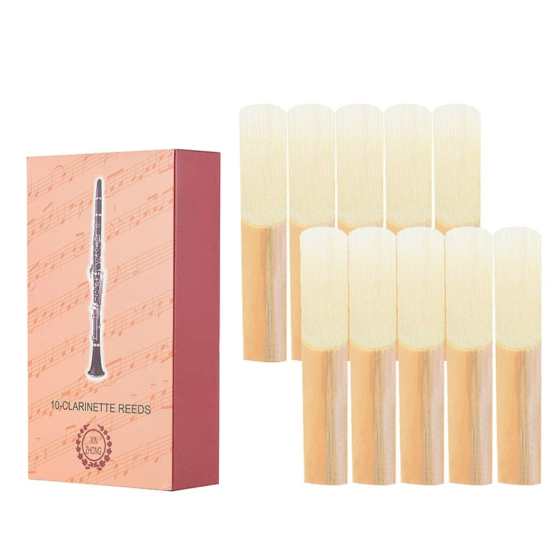 

Коробка 10 шт B трости для кларнета традиционная сила тростника 2,5