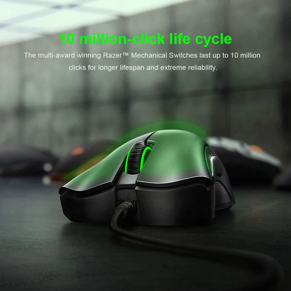 Проводная игровая мышь Razer DeathAdder Essential 6400DPI оптический сенсор 5 кнопок | Компьютеры
