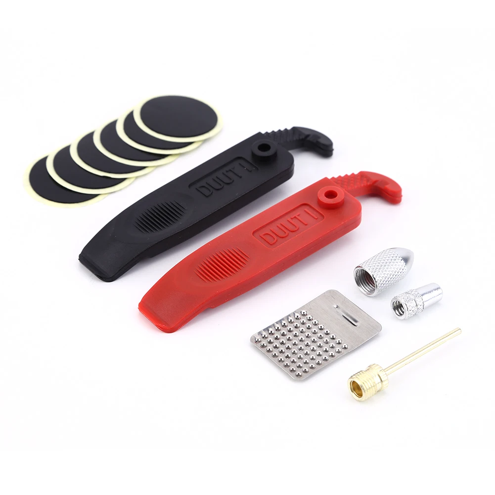 

Tyre Inflator Pump Tire Patches Repair Tools Kits MTB Cycling Set Bicycle Portable Waterproof Cycling Elements for DUUTI