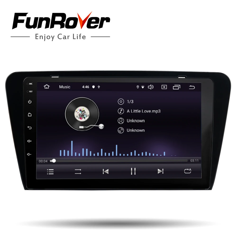Funrover 2.5D + IPS 2 din Android 9 0 Автомобильный мультимедийный dvd плеер для Skoda Octavia 2014 Стерео