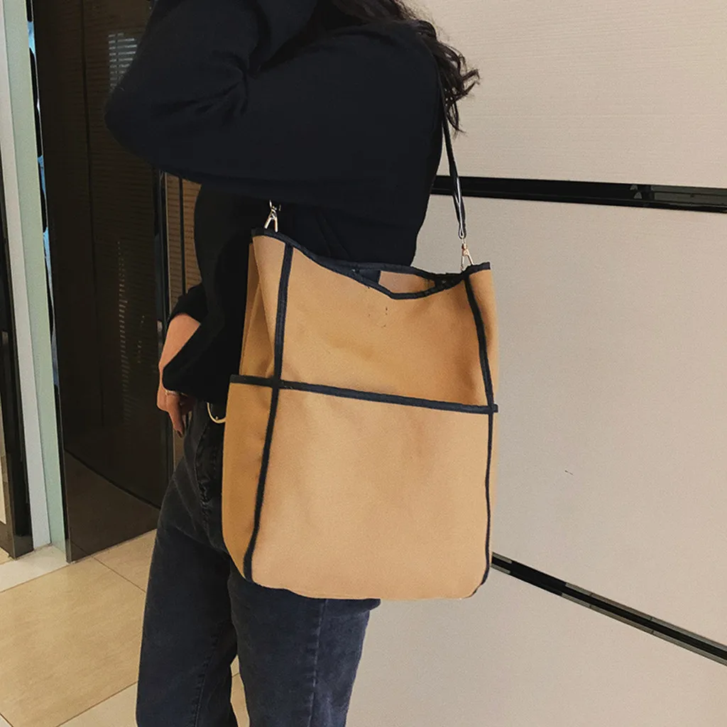 Женская Вельветовая Холщовая Сумка Повседневная сумка на плечо складные сумки