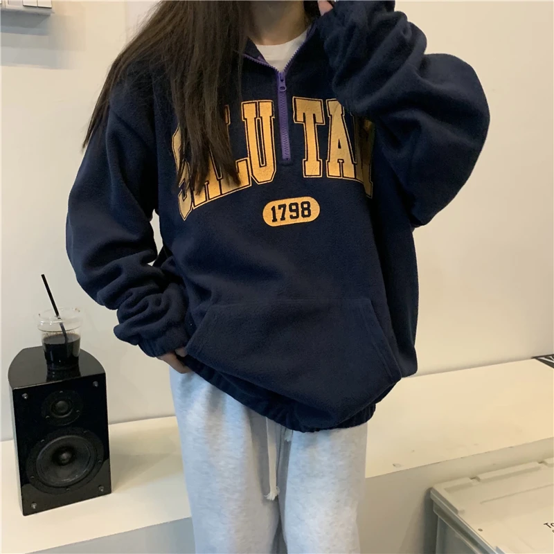 Gaganight женский свитер с капюшоном Новинка весна-осень 2021 корейский стиль ретро