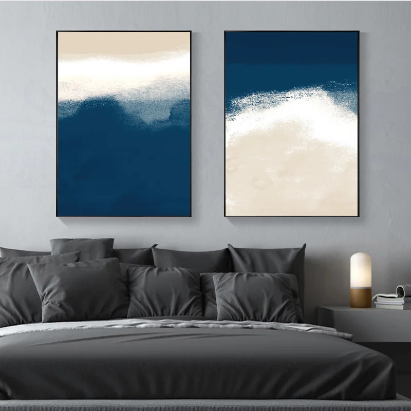 Абстрактные настенные плакаты и принты картина маслом напечатанная на холсте