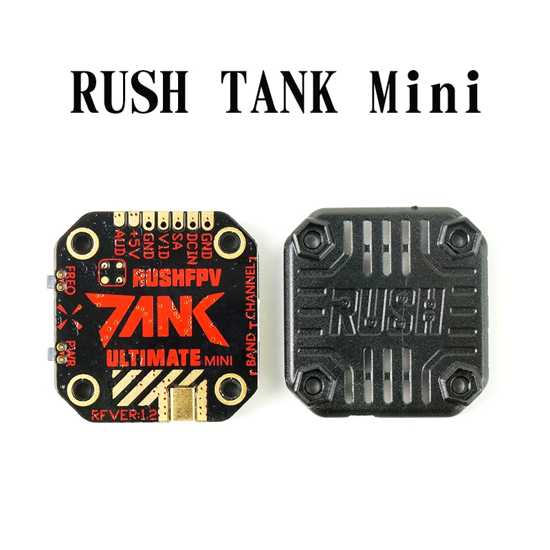 Видеопередатчик RUSH TANK Ultimate Mini 5 8 ГГц 48CH 2 8s 800 МВт Smart Audio AGC MIC FPV гоночный Дрон|Детали