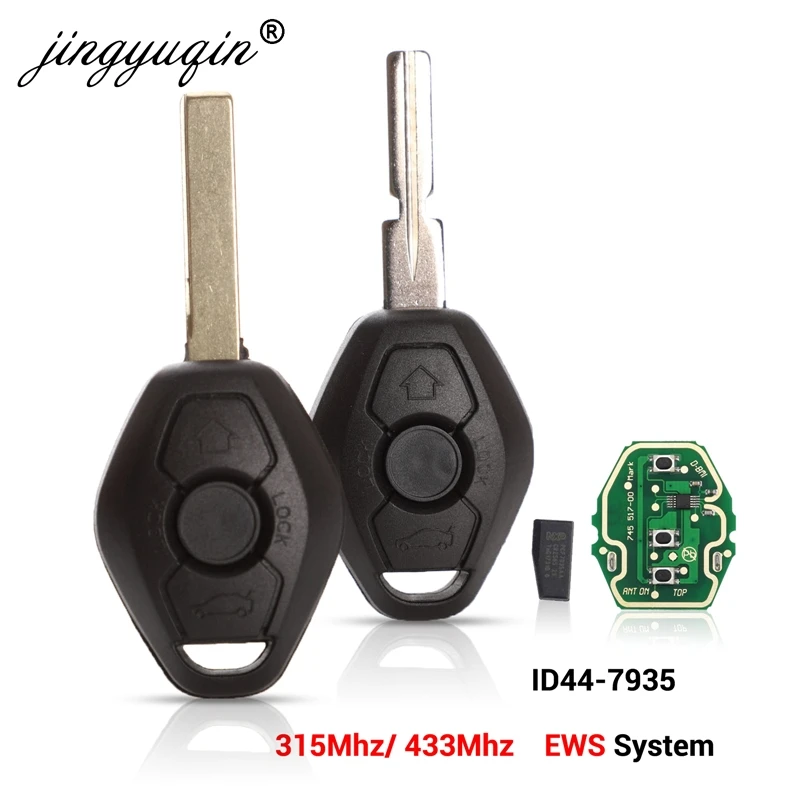 Jingyuqin EWS Sytem Автомобильный Дистанционный ключ для BMW E38 E39 E46 X3 X5 Z3 Z4 1/3/5/7 серии 315/433