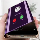 Флип-чехол для Xiaomi Redmi Note 9 9s 9C 8T 8 7 6 6A 9A 7A Mi 10 10T Pro Lite Poco X3 NFC M3, умный зеркальный, чехол