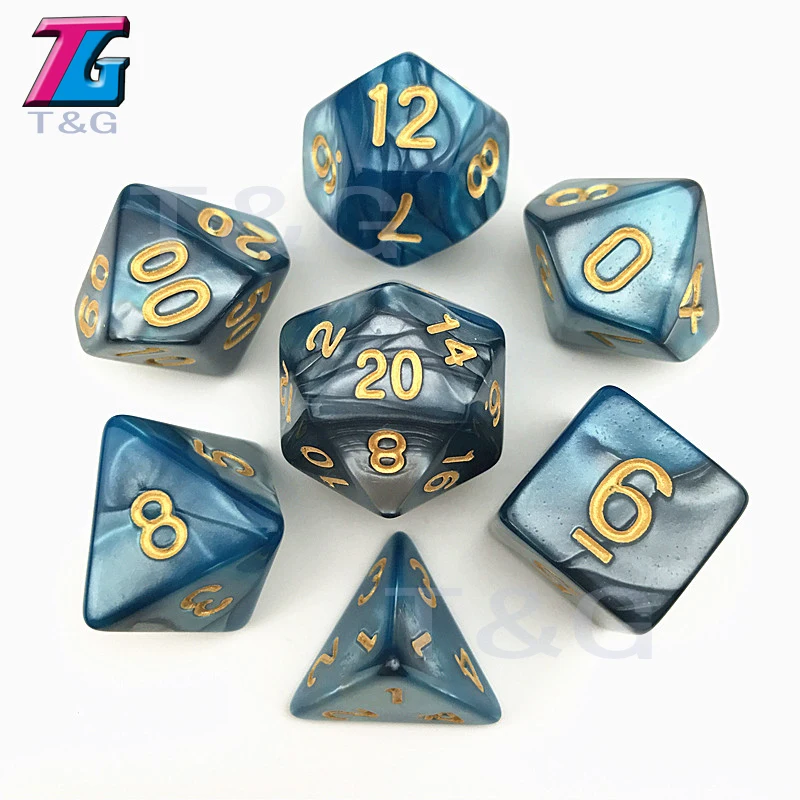 Темно красные и черные игральные кости DND Die игрушки для взрослых детей