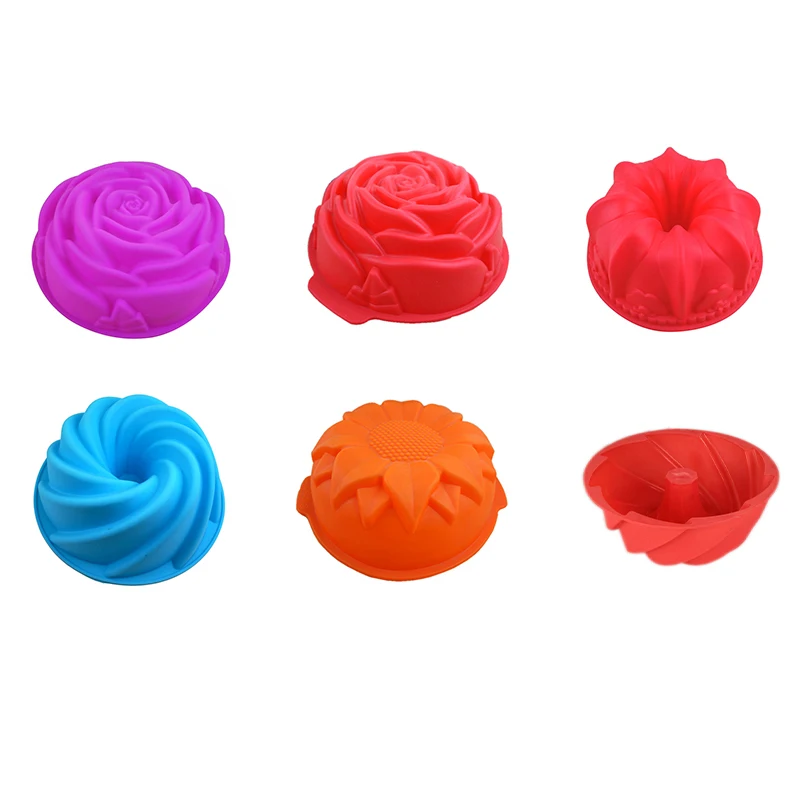 

NEW Bakeware Cake Mould Baking Pan Cyclone/Rose Shape DIY Baking Tools