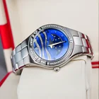 Женские часы Reef TigerRT, водонепроницаемые, из нержавеющей стали, с бриллиантами