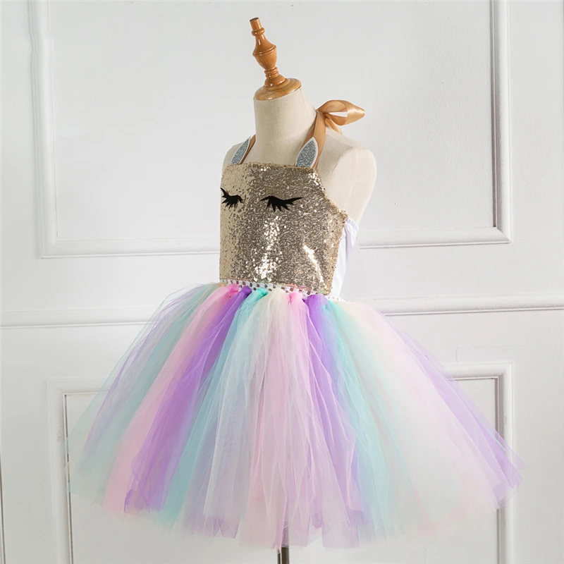 Костюм единорога для девочек косплей костюм на Хэллоуин детей день рождения