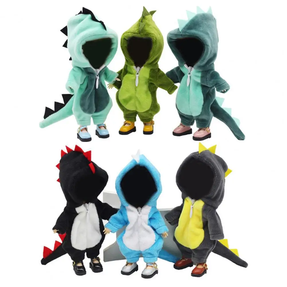 

Plush Toy Dinosaur Fine Workmanship No Deformation Anti-break Idol Plush Toy Outfits for Decor