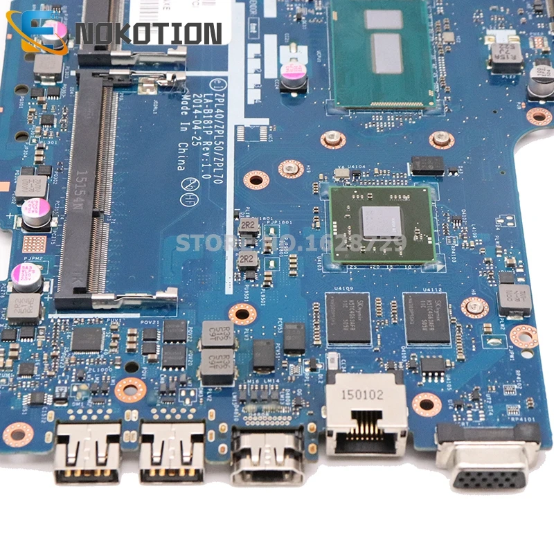 NOKOTION для hp Probook 440 G2 450 G2 470 G2 Материнская плата ноутбука 799562-601 799562-001 807230-601 LA-B181P R5 M525 I7-5500 Процессор