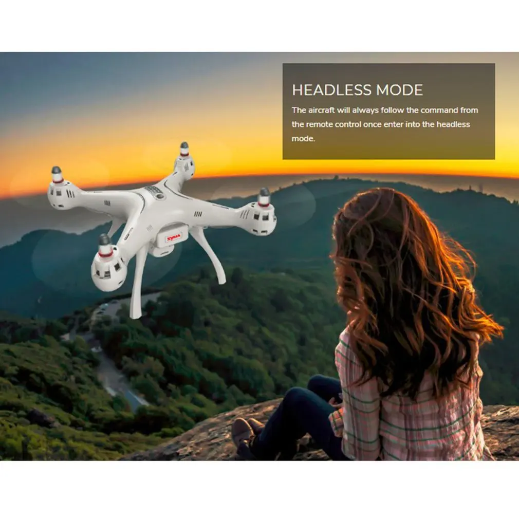 Syma X8PRO 2.4G GPS Positioning FPV RC Drone Quadcopter with 720P HD Wifi Adjustable Camera Real Time Altitude Hold Headless hi |