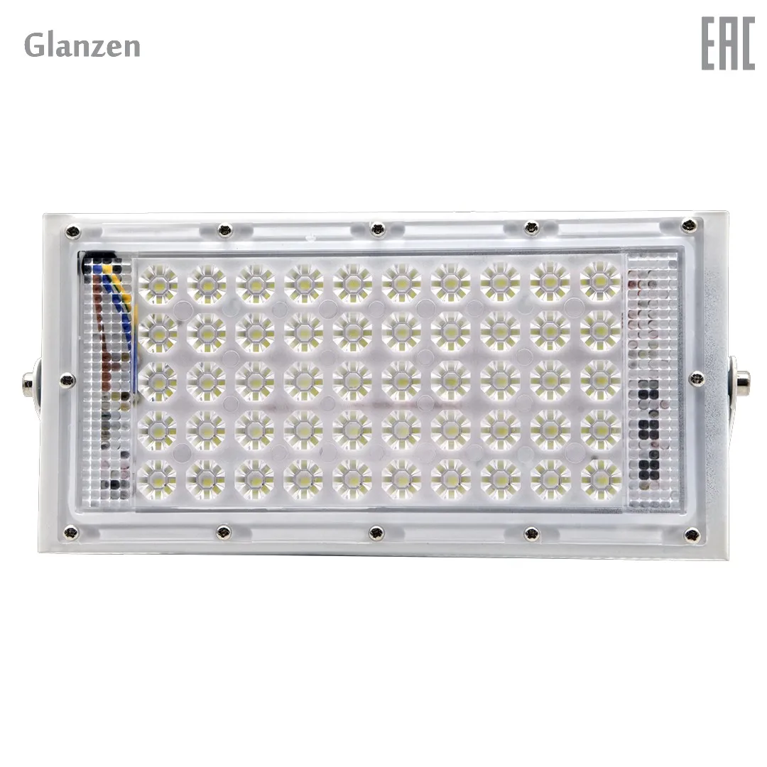 Светодиодный прожектор GLANZEN 50Вт FAD-0030-50 6500K IP65 | Лампы и освещение