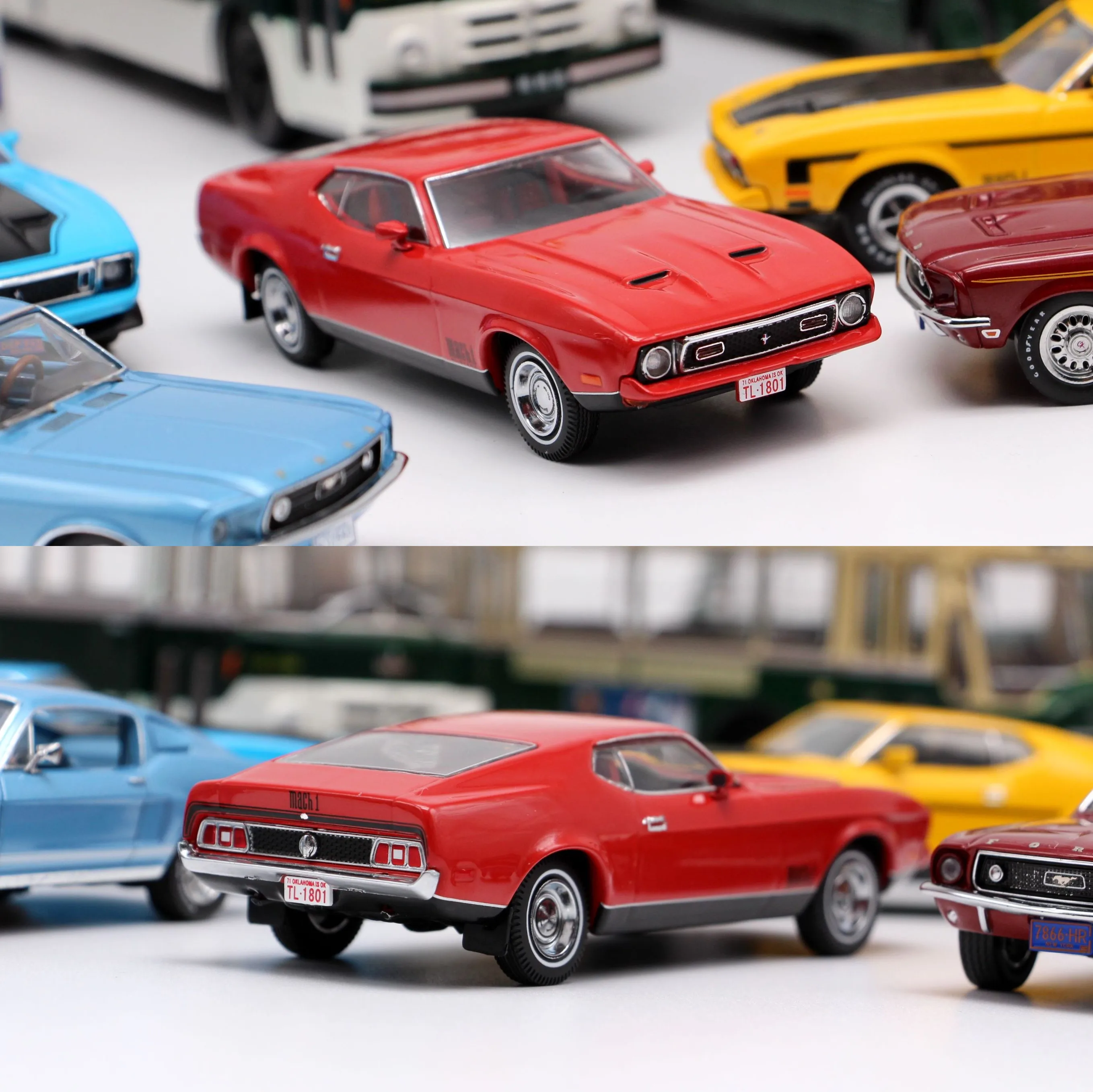 

Premium X 1:43 FORD MUSTANG MACH 1 1971 Muscle Car Limited Collector Edition Metal Diecast Model Toy Gift