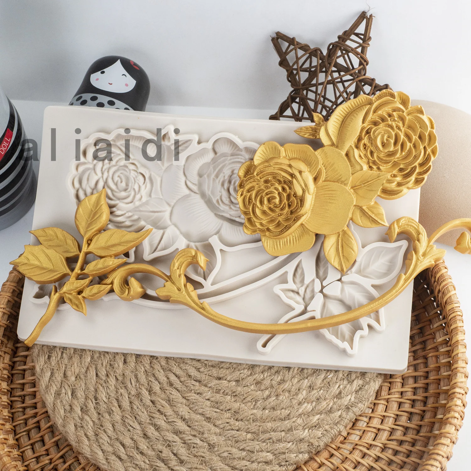 

3D Flowers Silicone Mold For Baking Fondant Chocolate Sugarcraft Mould Pastry Cupcake Decorating Kitchen Accessories X92