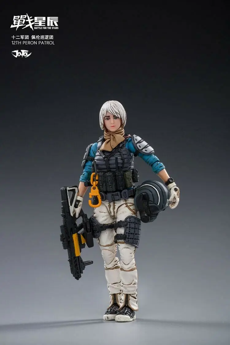 

3pcs JOYTOY 1/18 JT0159 Starhawk 12th Peron Patrol 10.5cm Action Figure Toys Set