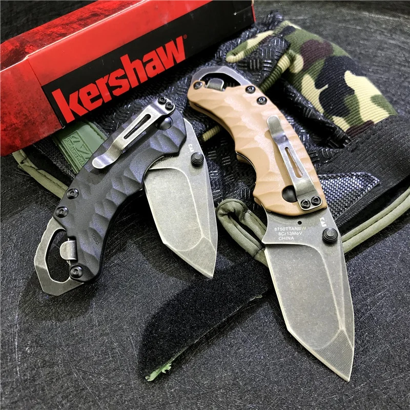 Складной нож kershu 8750 8CR13MOV клинок тактический карманный для кемпинга и охоты ножи