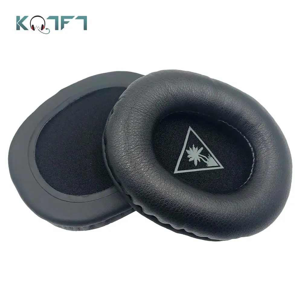 

KQTFT 1 Pair of Replacement Ear Pads for Turtle Beach Ear Force XP-7 Z Seven XP7 Headset EarPads Earmuff Cover Cushion Cups