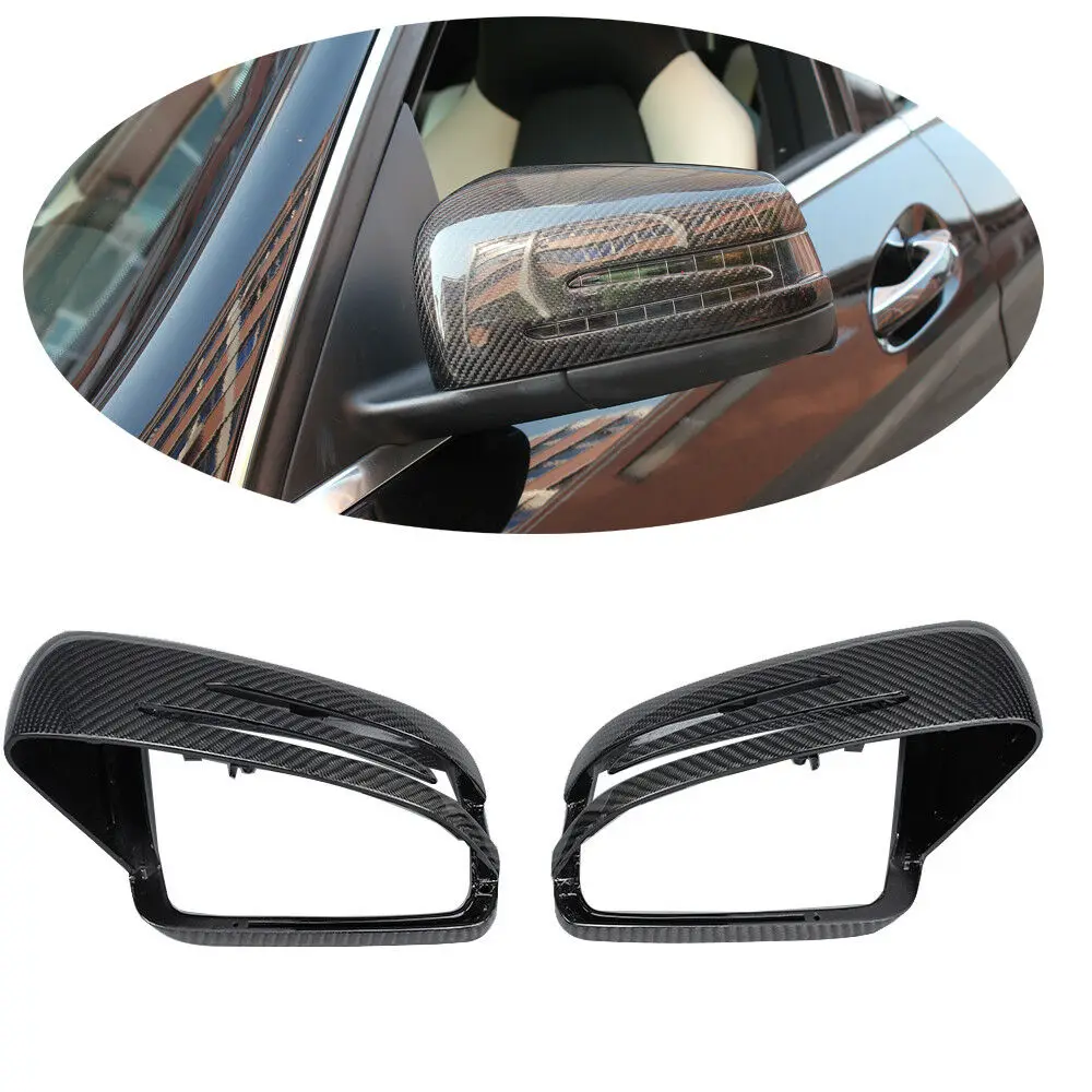 Боковое зеркало заднего вида из углеродного волокна подходит для Mercedes Benz W176 W117 W204