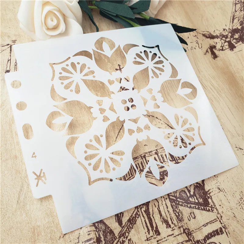 Ручная краска шаблон полая спрей издание рисунок животных фейерверк