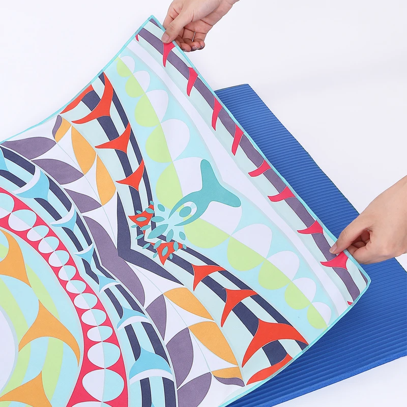 185 см * 63 Коврик для йоги полотенце не скользит микрофибра спортзала пилатеса