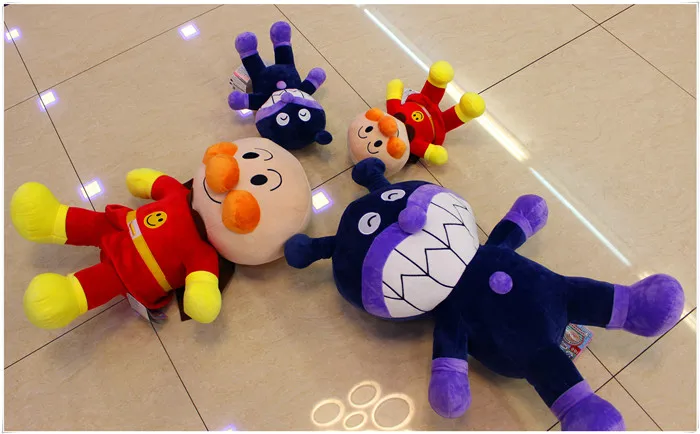 Плюшевая игрушка Kawaii Baikinman Anpanman 30 см милые аниме плюшевые игрушки для мальчиков и
