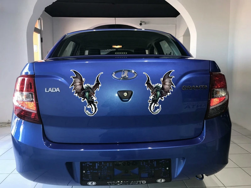 

17cmx12cm Cartoon pterodactyl Car-Sticker Automobiles Motorcycles Window Bumper Laptop Vinyl Decal PVC Decorative Goods