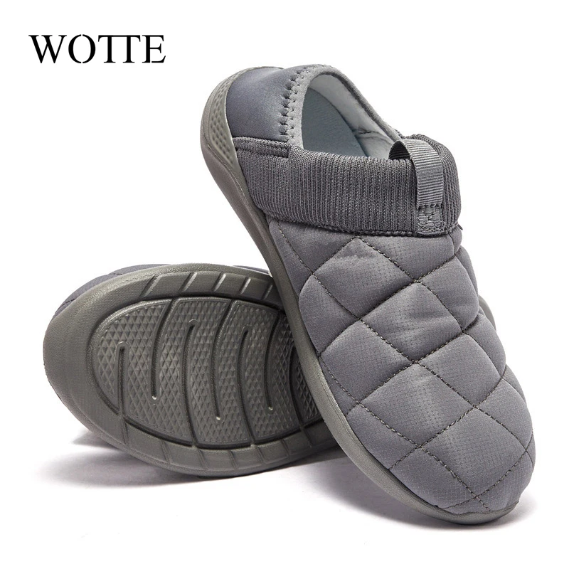 

Fotwear Winter Plush Men Slippers Big Size 46 Short Plush Man Slippers Non Slip Bedroom Slippers Couple Soft Indoor Shoes Male
