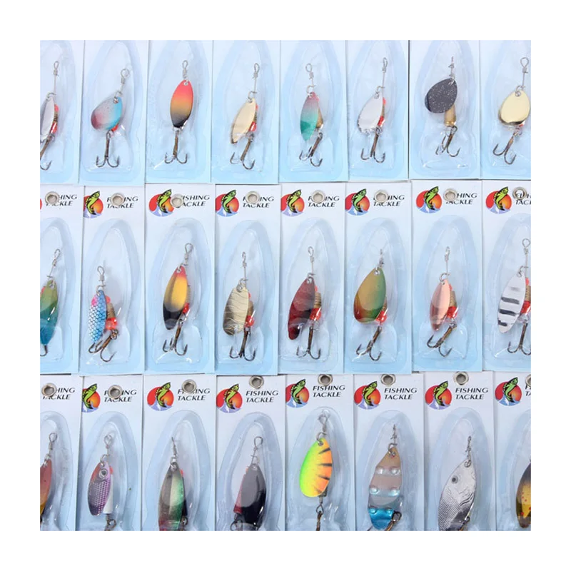 30 X металлические Смешанные блесны рыболовные приманки щуки лососевые басовые