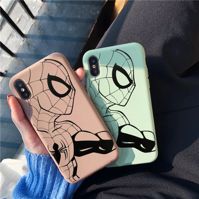 &quotЧеловек-паук&quot Чехол &quotЖелезный человек&quot для iPhone 11 X XR Xs Max 8 7 6 Plus 6S плюс 5S SE
