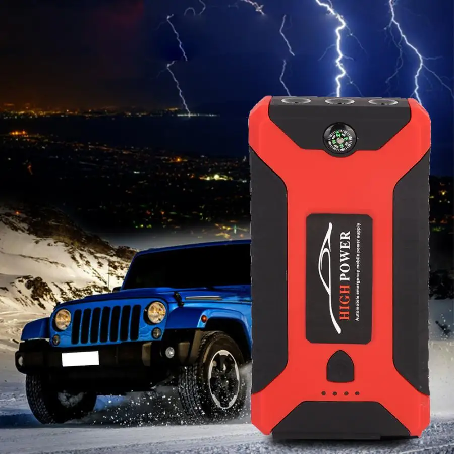 Автомобильный аварийный пуск питания аккумулятор портативный 20000mAh 110-240V автомобильный аксессуар voiture