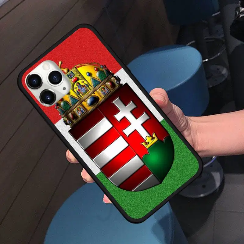 

Hungary Hungarians Flag Phone Case for iPhone 11 12 pro XS MAX 8 7 6 6S Plus X 5S SE 2020 XR Soft silicone