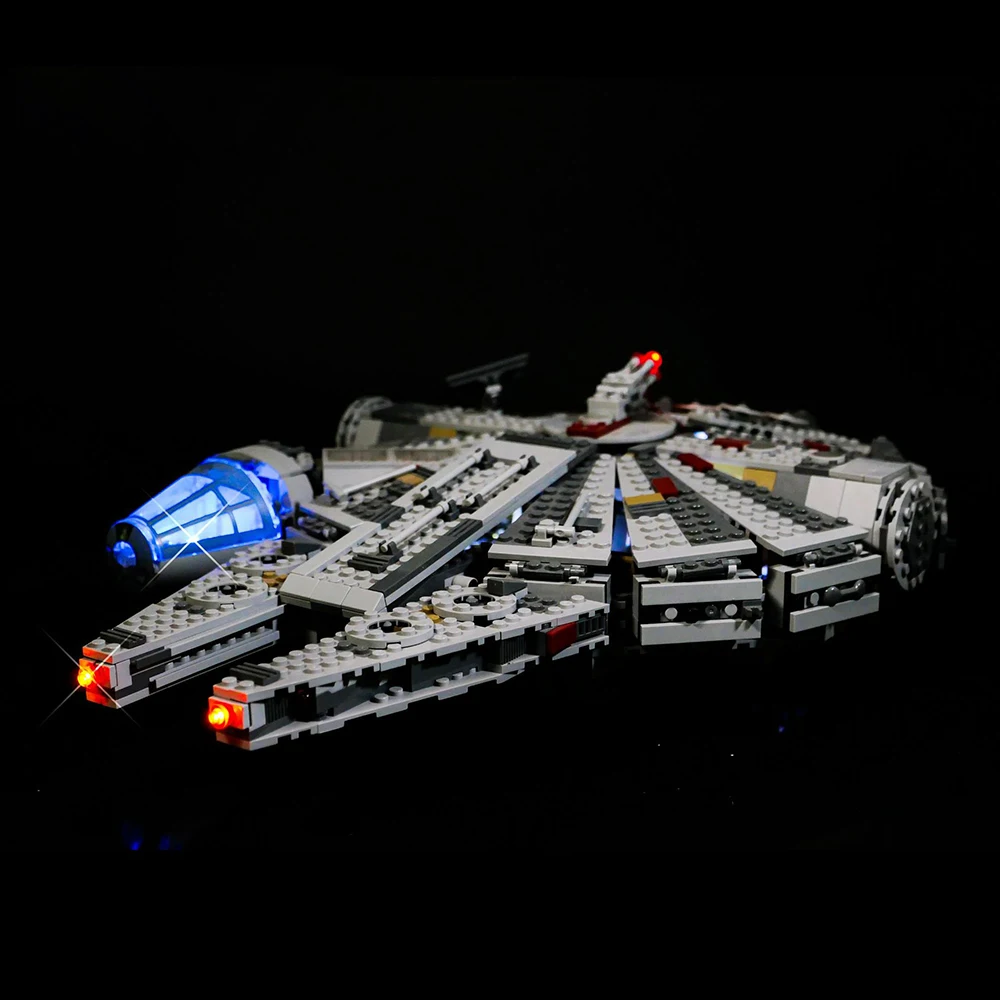

Светодиодный светильник для lego 75105 на 05007 год, конструктор «Сокол Тысячелетия», светящиеся игрушки (светильник без модели)