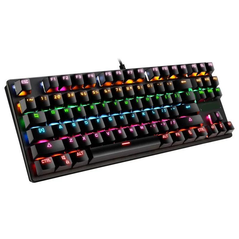 Gaming Mechanical Keyboard 87Key Gaming Keyboard Mix Backlit ABS Keycap Backlight Mode Nine Lighting Modes For Laptop PC Game
Gaming Mechanical Keyboard 87Key Gaming Keyboard Mix Backlit ABS Keycap Backlight Mode Nine Lighting Modes For Laptop PC Game